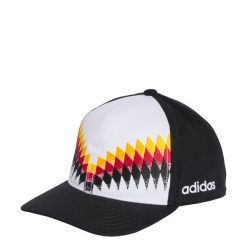 Czapka Niemcy 26 z zatrzaskami z tyłu. Białe czapki damskie Adidas, z aplikacjami, z bawełny. Za 119.00 zł.