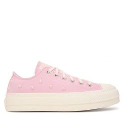 Trampki Converse. Czerwone trampki damskie Converse, bez wzorów, bez zapięcia. Za 419.99 zł.