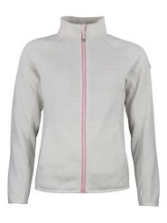 Peak Mountain Kurtka polarowa "Ator" w kolorze kremowym rozmiar: XL. Brązowe kurtki damskie Peak Mountain, xl, bez wzorów, z polaru, bez kaptura. Za 152.98 zł.