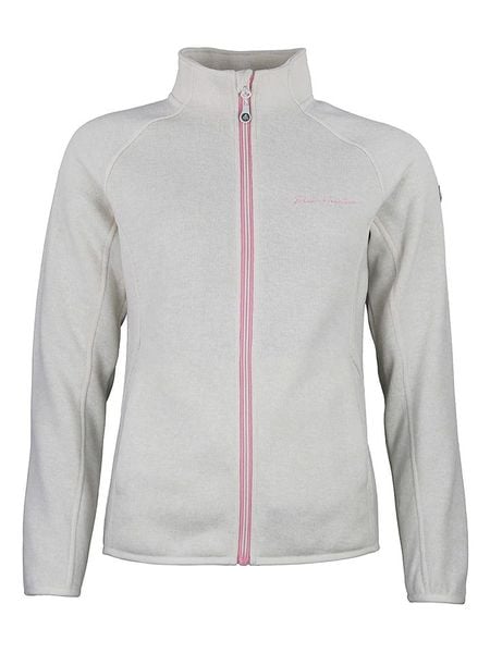 Peak Mountain Kurtka polarowa "Ator" w kolorze kremowym rozmiar: XL. Brązowe kurtki damskie Peak Mountain, xl, bez wzorów, z polaru, bez kaptura. Za 152.98 zł.