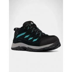 Wodoodporne buty turystyczne damskie Columbia Crestwood WP. Czarne obuwie trekkingowe damskie Columbia, bez zapięcia. Za 269.00 zł.