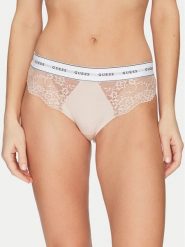 Guess Figi klasyczne O2BE08 KBBT0 Beżowy. Brązowe figi Guess, z aplikacjami, z syntetyku. Za 89.99 zł.