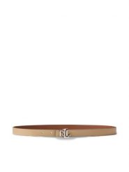 LAUREN RALPH LAUREN Pasek 412883715013 Brązowy. Brązowe paski damskie Lauren Ralph Lauren, bez wzorów, ze skóry. Za 419.99 zł.