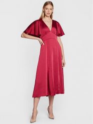 Ted Baker Sukienka koktajlowa Immie 263112 Różowy Regular Fit. Czerwone sukienki damskie Ted Baker, bez wzorów, z syntetyku, wizytowe, bez ramiączek. Za 1,029.00 zł.