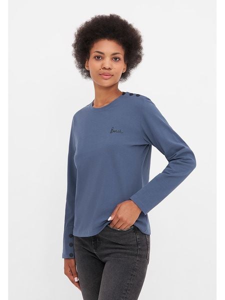 Bench Koszulka w kolorze granatowym rozmiar: 44. Niebieskie bluzki damskie Bench, bez wzorów, bez kołnierzyka, bez ramiączek. Za 61.17 zł.