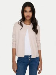 ONLY Kardigan Loyal 15371151 Beżowy Regular Fit. Brązowe kardigany damskie Only, xl, bez wzorów, z syntetyku. Za 109.99 zł.