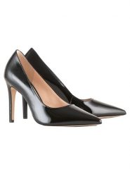 Högl Skórzane czółenka "Boulevard 90" w kolorze czarnym rozmiar: 39. Czarne czółenka damskie Högl, bez wzorów, bez obcasa, na szpilce. Za 344.54 zł.