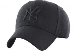 Czapka z daszkiem MVP Lifestyle New York Yankees Snapback. Czarne czapki z daszkiem damskie 47 Brand, bez wzorów, z materiału. Za 109.99 zł.
