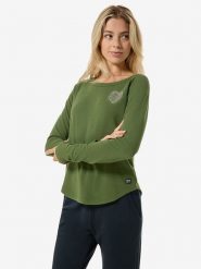 Super.natural Koszulka "Little Heartwood Crew" w kolorze khaki rozmiar: L. Brązowe koszulki damskie super.natural, l, bez wzorów, z wełny, bez kołnierzyka, bez ramiączek. Za 295.99 zł.