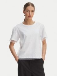 Rinascimento T-Shirt CFC0128089003 Biały Regular Fit. Białe t-shirty damskie Rinascimento, l, bez wzorów, z bawełny, bez kołnierzyka. Za 299.99 zł.