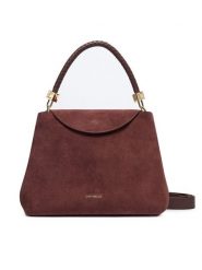 Coccinelle Torebka VCL Coccinelletiggy Suede Bim E1 VCL 18 01 01 Bordowy. Czerwone torebki klasyczne damskie Coccinelle, ze skóry, bez dodatków. Za 1,849.00 zł.