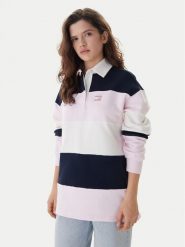 Tommy Jeans Bluza Badge DW0DW21927 Kolorowy Relaxed Fit. Bluzy damskie Tommy Jeans, l, bez wzorów, z bawełny, bez kaptura. Za 369.99 zł.