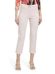 Betty Barclay Spodnie chino w kolorze jasnoróżowym rozmiar: 46. Różowe spodnie materiałowe damskie Betty Barclay, z aplikacjami, ze skóry. Za 87.40 zł.