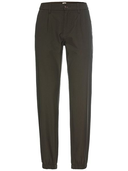 Camel Active Spodnie w kolorze ciemnobrązowym rozmiar: W32/L30. Brązowe spodnie materiałowe damskie Camel Active, bez wzorów, z materiału. Za 201.08 zł.