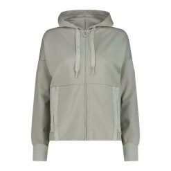 Damska bluza z kapturem zapinana na zamek CMP. Zielone bluzy damskie CMP, m, bez wzorów, z materiału, z kapturem. Za 283.00 zł.