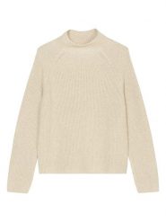 Marc O´Polo Sweter w kolorze beżowym rozmiar: XL. Brązowe swetry klasyczne damskie xl, z bawełny, bez kołnierzyka. Za 197.63 zł.