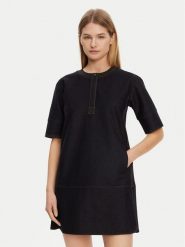 Max Mara Leisure Sukienka jeansowa 2516621017650 Granatowy Regular Fit. Niebieskie sukienki damskie Max Mara Leisure, bez wzorów, z jeansu, bez ramiączek. Za 569.99 zł.