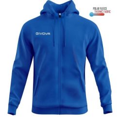 Bluza sportowa Givova Polarfleece 500 niebieska 2xl. Czarne bluzy damskie Givova, na lato, xl, bez wzorów, z polaru, z kapturem. Za 181.99 zł.