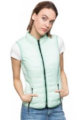 DAMSKA KAMIZELKA TOM TAILOR LIGHT DOWN VEST. Zielone kamizelki damskie Tom Tailor, xs, bez wzorów, z puchu, bez kaptura. W wyprzedaży za 59.99 zł.