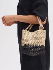 OPUS Torebka w kolorze beżowo-czarnym - 15 x 18 x 10 cm rozmiar: onesize. Brązowe torebki klasyczne damskie Opus, z materiału, bez dodatków. Za 118.28 zł.