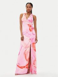 Fracomina Sukienka letnia FQ24SD3013W470N4 Różowy Slim Fit. Czerwone sukienki damskie Fracomina, bez wzorów, z syntetyku, bez ramiączek. Za 769.99 zł.