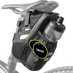 Torba rowerowa podsiodłowa VAYOX VA0349 uchwyt na bidon wodoodporna 1,5L. Czarne torebki klasyczne damskie VAYOX, bez dodatków. Za 79.00 zł.