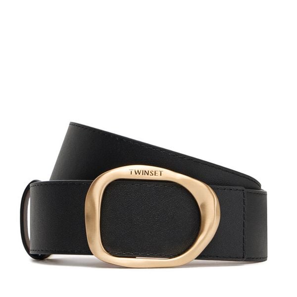Pasek Damski TWINSET. Czarne paski damskie Twinset, bez wzorów. Za 459.99 zł.