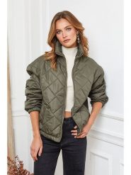 Joséfine Kurtka pikowana "Demi" w kolorze khaki rozmiar: XL. Brązowe kurtki damskie Joséfine, xl, bez wzorów, bez kaptura. Za 242.13 zł.