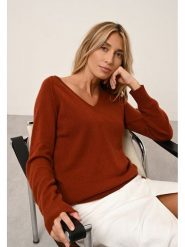 Just Cashmere Kaszmirowy sweter "Phoebe" w kolorze brązowym rozmiar: S. Brązowe swetry klasyczne damskie Just Cashmere, s, z kaszmiru, bez kołnierzyka. Za 348.90 zł.