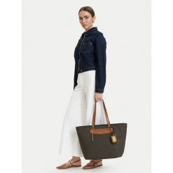 Torebka MICHAEL Michael Kors. Brązowe shopper bag MICHAEL Michael Kors, bez wzorów, bez dodatków. Za 1,369.00 zł.