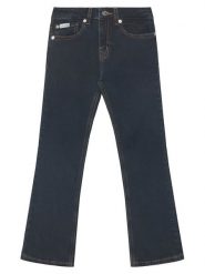 Calvin Klein Jeans Jeansy Essential LVCKSJC03G Czarny Flare Fit. Czarne jeansy dziewczęce Calvin Klein Jeans, bez wzorów, z bawełny. Za 249.99 zł.
