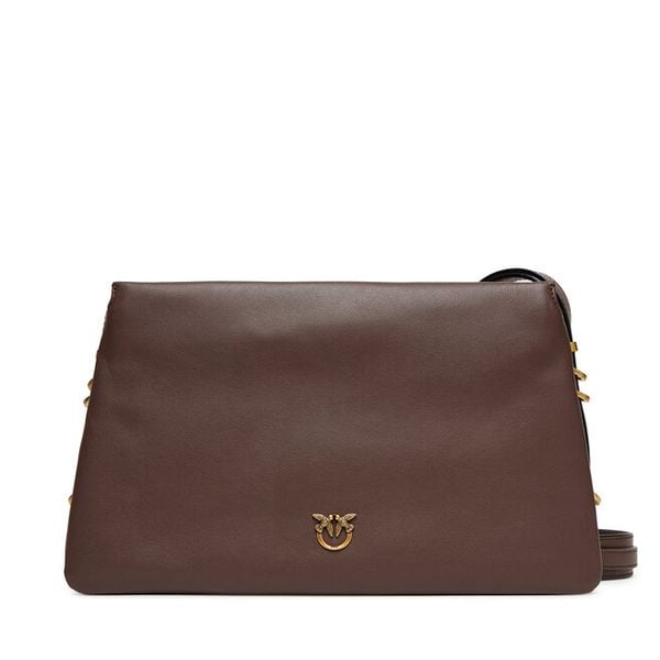 Torebka PINKO. Brązowe listonoszki damskie Pinko, bez wzorów, bez dodatków. Za 1,779.00 zł.