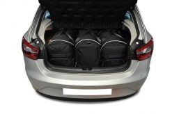 Torby Do Bagażnika Seat Ibiza 5 Hatchback 2008-2017 3Szt Kjust. Czarne torby podróżne KJUST, bez wzorów, z kauczuku. Za 925.00 zł.