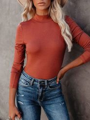 Milan Kiss Koszulka w kolorze jasnobrązowym rozmiar: L. Brązowe koszulki damskie Milan Kiss, l, bez wzorów, bez kołnierzyka, bez ramiączek. Za 113.99 zł.