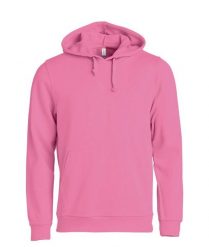 Clique Basic Hoody bluza z kapturem unisex jaskrawy róż – bright pink. Czerwone bluzy damskie CLIQUE, xl, bez wzorów, z bawełny, z kapturem. Za 172.75 zł.