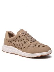 Go Soft Sneakersy WYL3004-1 Beżowy. Brązowe obuwie sportowe damskie GO SOFT, ze skóry, bez zapięcia. Za 149.99 zł.