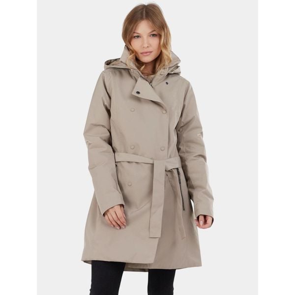 Płaszcz Damski Fundango Charlotte. Brązowe płaszcze damskie FUNDANGO, xl, bez wzorów. Za 519.90 zł.