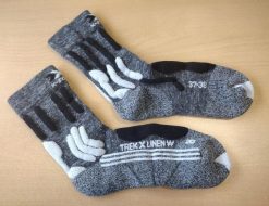Skarpetki damskie X-Socks Trek X. Czarne skarpetki damskie SIDAS, bez wzorów, z materiału. Za 156.00 zł.