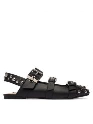 Liu Jo Baleriny Birgitte 12 SA6041 PX650 Czarny. Czarne balerinki damskie Liu Jo, bez wzorów, ze skóry. Za 729.99 zł.