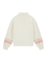 Guess Bluza J6BQ18 K7386 Kremowy Relaxed Fit. Białe bluzy dziewczęce Guess, z aplikacjami, z syntetyku, bez ramiączek, bez kaptura. Za 324.99 zł.