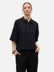 Vero Moda Koszula Linn 10306820 Czarny Relaxed Fit. Czarne koszule damskie Vero Moda, m, bez wzorów, z wiskozy, bez kołnierzyka, bez ramiączek. Za 99.99 zł.