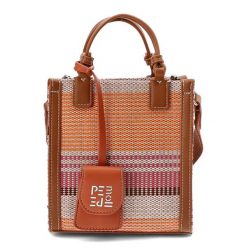 Pomarańczowa Torebka Pepe Moll Stylowy Kuferek Damski. Brązowe kuferki damskie Pepe Moll, na ramię, bez dodatków. Za 299.00 zł.