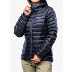 Kurtka puchowa damska Montane Anti-Freeze Hoodie. Niebieskie kurtki damskie Montane, xl, bez wzorów, z puchu, bez kaptura. Za 853.99 zł.