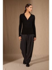 Perfect Cashmere Kaszmirowy sweter "Skamar" w kolorze czarnym rozmiar: L. Czarne swetry klasyczne damskie Perfect Cashmere, l, z kaszmiru, bez kołnierzyka. Za 521.99 zł.