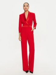Imperial Kombinezon Y530IAW Czerwony Regular Fit. Czerwone sukienki damskie Imperial, bez wzorów, z syntetyku, bez ramiączek. Za 649.99 zł.
