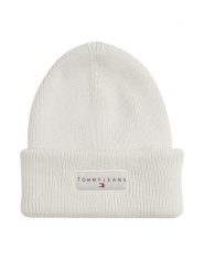 Tommy Jeans Czapka Tjw Linear Beanie AW0AW17913 Biały. Białe czapki damskie Tommy Jeans, na zimę, bez wzorów, z bawełny. Za 129.99 zł.