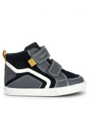 Geox Sneakersy B Kilwi Boy B36A7E 022ME C0017 M Czarny. Czarne buty sportowe chłopięce Geox, ze skóry, bez zapięcia. Za 289.99 zł.