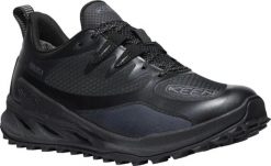 Buty damskie Keen Zionic WP W Black/Black. Czarne obuwie trekkingowe damskie 909, z materiału, bez zapięcia. Za 567.99 zł.