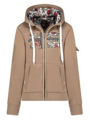Geographical Norway Bluza "Fabeaute" w kolorze jasnobrązowym rozmiar: XXL. Brązowe bluzy damskie Geographical Norway, xxl, bez wzorów, bez kaptura. Za 118.56 zł.