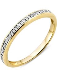 Revoni Złoty pierścionek z diamentami rozmiar: 60. Żółte pierścionki damskie Revoni, z diamentem, złote. Za 1,087.99 zł.